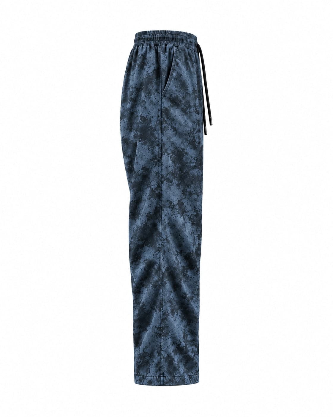 Men's Dark Blue Printed Casual Lowel